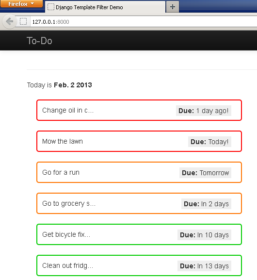 Return Template Django